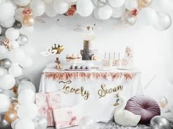 PartyDeco Feather Garland - White