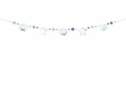 PartyDeco Mermaid Party Iridescent Garland