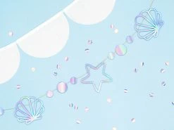 PartyDeco Mermaid Party Iridescent Garland
