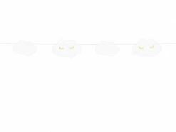 PartyDeco Little Star - Cloud Paper Garland