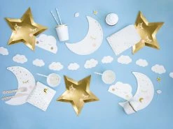 PartyDeco Little Star - Cloud Paper Garland