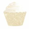 Illume Partyware Gold Glitter Cupcake Wrappers