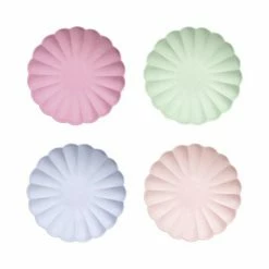 Meri Meri Party Wedding Tableware Multicolor Small Simply Eco Paper Plates (8 Pack)
