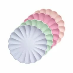 Meri Meri Party Wedding Tableware Multicolor Small Simply Eco Paper Plates (8 Pack)