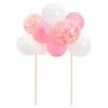 Meri Meri Party Pink Balloon Cake Topper Confetti Filled Balloons