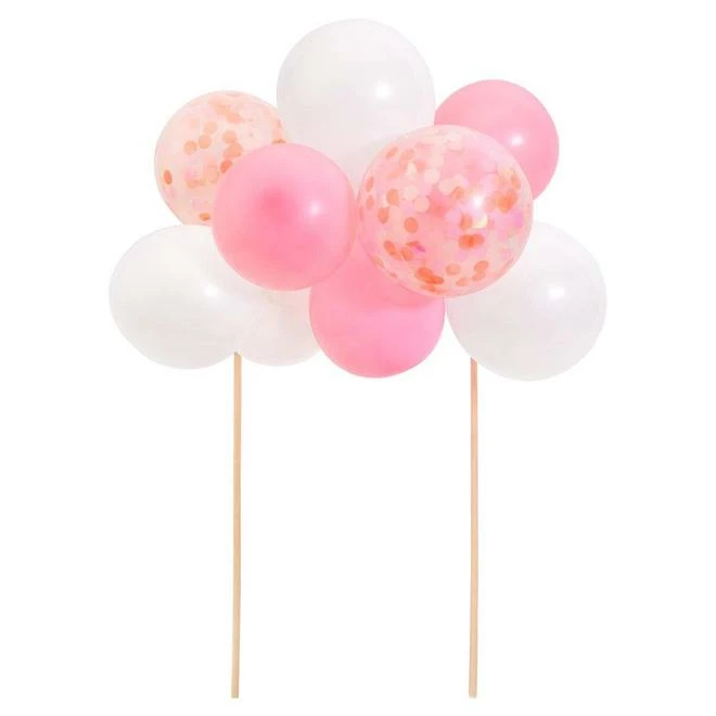 Meri Meri Party Pink Balloon Cake Topper Confetti Filled Balloons 3 Meri Meri Party Pink Balloon Cake Topper Confetti Filled Balloons