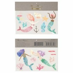 Meri Meri Party Party Props + Tattoos Mermaid Temporary Tattoos