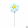 Favor Lane Daisy Flower Pom Pom Cake Topper - Pastel Blue Cake Toppers 2 Favor Lane Daisy Flower Pom Pom Cake Topper - Pastel Blue Cake Toppers