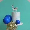 Kiki Sprinkles Hey Party Llama Cake Topper - BLUE Cake Toppers 2 Kiki Sprinkles Hey Party Llama Cake Topper - BLUE Cake Toppers