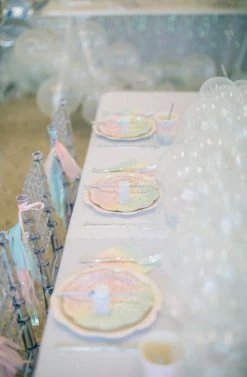 Illume Partyware Iridescent Pastel Large Plates TABLEWARE