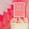 Kiki Sprinkles Bridal Shower/Hens Party Letter Board Cake Topper - EAT CAKE