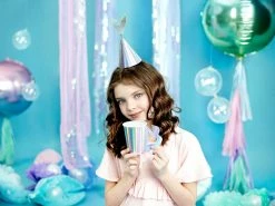 PartyDeco Mermaid Iridescent Paper Cups
