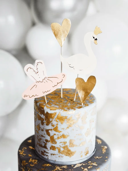 Favor Lane Cake Toppers Lovely Swan Cake Topper Kit 4 Favor Lane Cake Toppers Lovely Swan Cake Topper Kit