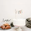 Favor Lane Elegant Bliss Bunting Cake Topper