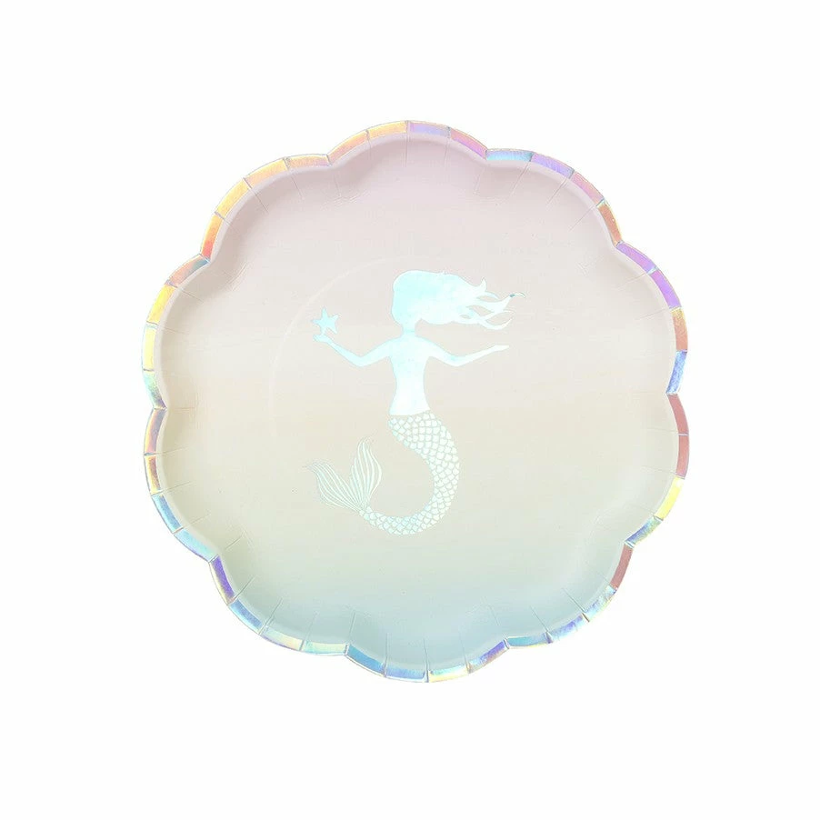 Talking Tables Christening We Heart Mermaids Paper Plates 3 Talking Tables Christening We Heart Mermaids Paper Plates