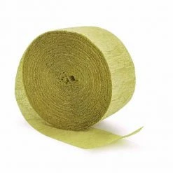Favor Lane Streamers Metallic Gold Crepe Streamer - 30m