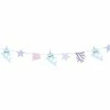 PartyDeco Paper Garlands + Buntings Narwhal Under The Sea Garland Kit