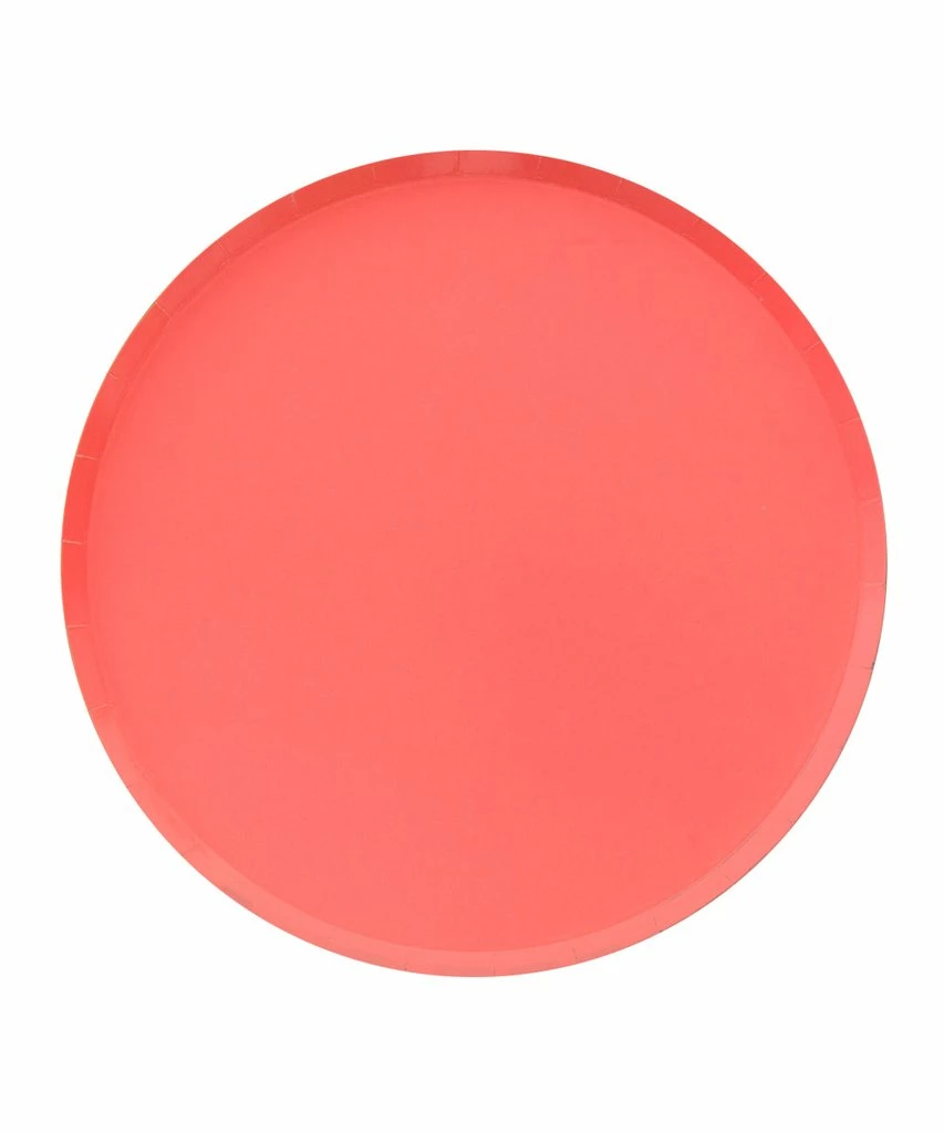 Oh Happy Day Large Plates - CORAL 3 Oh Happy Day Large Plates - CORAL