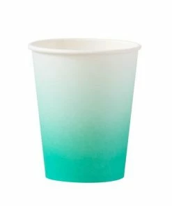 Oh Happy Day Paper Cups - TEAL OMBRE