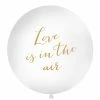 PartyDeco Wedding Decorations Giant Love Is In The Air Balloon - 100cm 1 PartyDeco Wedding Decorations Giant Love Is In The Air Balloon - 100cm