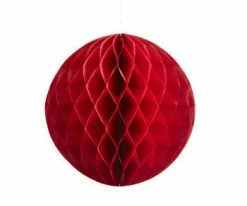 Favor Lane WEDDINGS Honeycomb Ball - Red