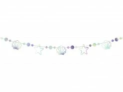 PartyDeco Mermaid Party Iridescent Garland