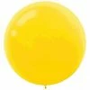 Favor Lane 60cm Jumbo Round Balloon - Yellow 60cm Round Latex Balloons