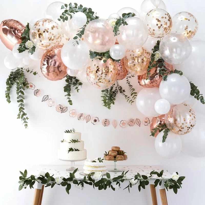Ginger Ray WEDDINGS Rose Gold Balloon Arch Kit 4 Ginger Ray WEDDINGS Rose Gold Balloon Arch Kit
