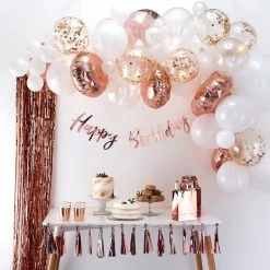 Ginger Ray WEDDINGS Rose Gold Balloon Arch Kit 7 Ginger Ray WEDDINGS Rose Gold Balloon Arch Kit