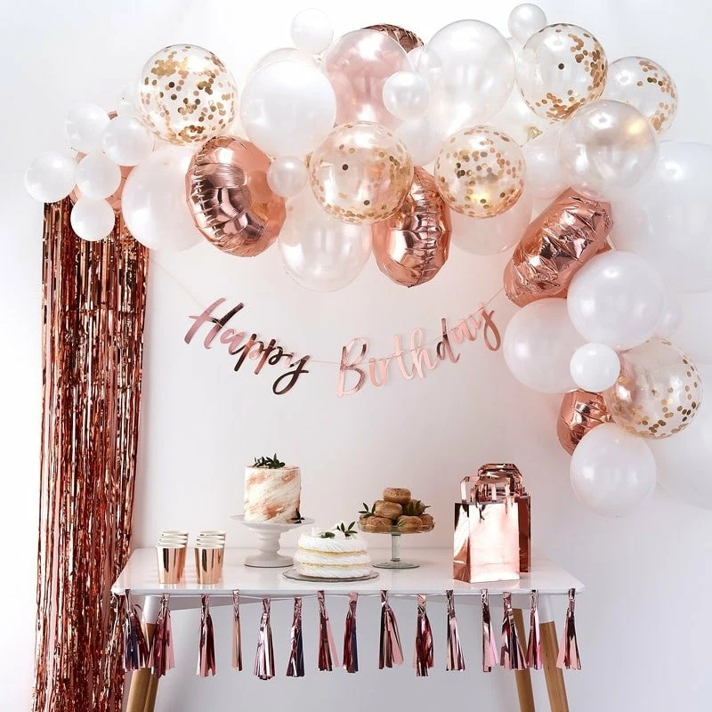 Ginger Ray WEDDINGS Rose Gold Balloon Arch Kit 5 Ginger Ray WEDDINGS Rose Gold Balloon Arch Kit