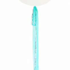 Illume Partyware Balloon Tail - Silver + Blue Balloon Tails