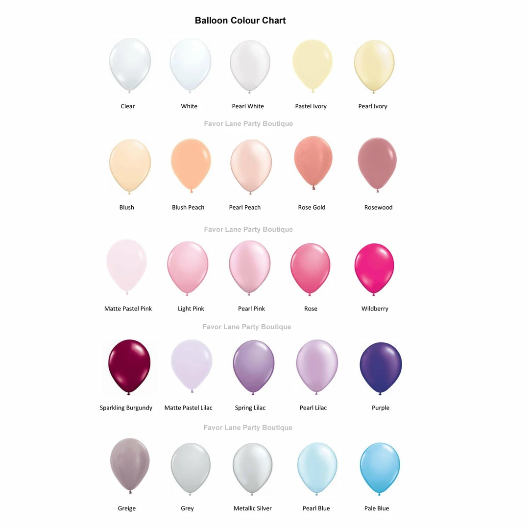 Favor Lane DIY Balloon Garland Kits 3Mtr Balloon Garland Kit - Custom Colours 4 Favor Lane DIY Balloon Garland Kits 3Mtr Balloon Garland Kit - Custom Colours