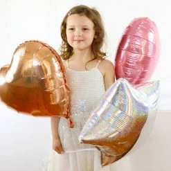 Illume Partyware Rose Gold Foil Heart Balloon WEDDINGS