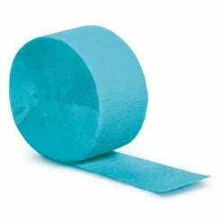Favor Lane Streamers Bermuda Blue Crepe Streamer