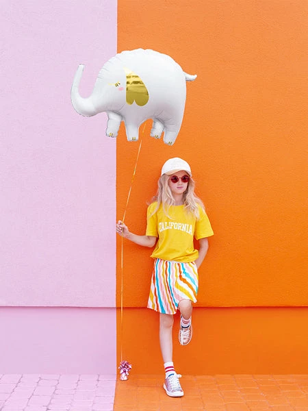 PartyDeco Jumbo Elephant Foil Balloon Shape + Novelty Foil Balloons 4 PartyDeco Jumbo Elephant Foil Balloon Shape + Novelty Foil Balloons