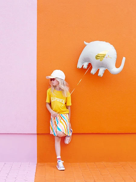 PartyDeco Jumbo Elephant Foil Balloon Shape + Novelty Foil Balloons 5 PartyDeco Jumbo Elephant Foil Balloon Shape + Novelty Foil Balloons