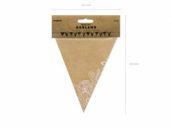 PartyDeco Kraft Rustic Boho Banner Wedding Decorations