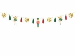 PartyDeco Nutcracker Paper Garland Kit Paper Garlands + Buntings
