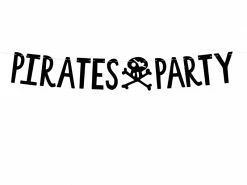 PartyDeco Pirate Party Pirates Party Banner