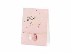 PartyDeco Will You Be My Maid Of Honor? Card With Keepsake Bracelet Bridal Shower/Hens Party