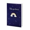 PartyDeco Follow Your Dreams! Card With Rainbow Enamel Badge