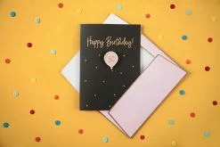 PartyDeco Cards 30th Birthday Card With Balloon Enamel Badge