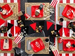 Favor Lane Mini Kraft Pirate Party Paper Bags With Stickers