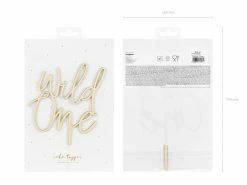 PartyDeco Wooden 'Wild One" Cake Topper Cake Toppers