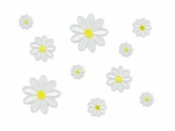 PartyDeco Daisy Mix Iron On Patches