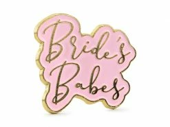 PartyDeco Brides Babes Enamel Badge