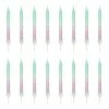 PartyDeco Birthday Candles - Ombre Pastel 20pk