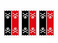 Favor Lane Mini Kraft Pirate Party Paper Bags With Stickers