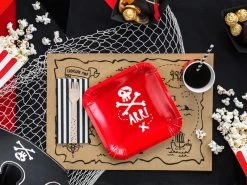 PartyDeco Pirate Party Paper Plates TABLEWARE
