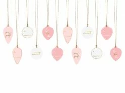 PartyDeco Christmas Bauble Gift Tags Gift/Name Tags